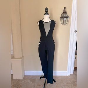 Black stretchy jumpsuit